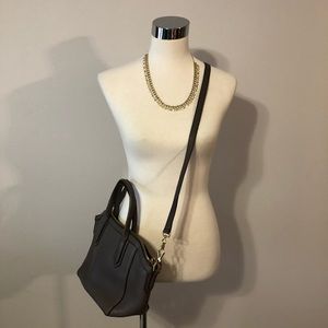 J CREW Leather Gray Small Cross Body Purse